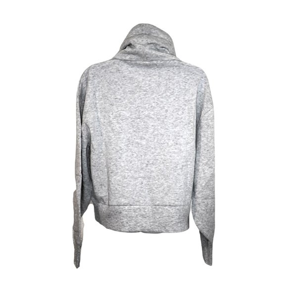 Junior’s Burnout Boxy Turtle Neck Top Mink / Gray - Picture 10 of 16